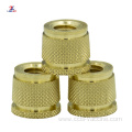 Brass Knurled Insert Nut Pin/brass threaded insert nuts